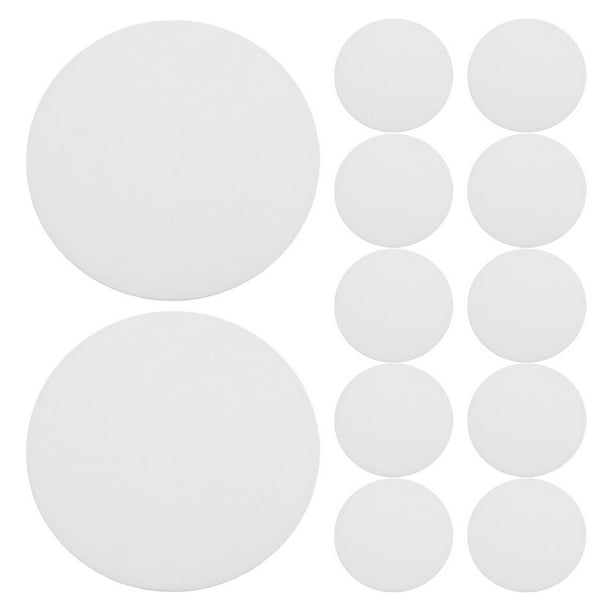 12 piezas Difusor de luz LED Pendientes de lámina de acrílico Light Diy Light Shield para el Difusor de la redondeo comercial y de la oficina para el hogar para las luces Downlights LED