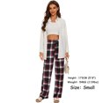 thumbnail image 5 of iniber Womens Pajama Pants with Pockets, Soft Drawstring Lounge Pants Pjs Sleep Bottoms(Plaid 03, Medium), 5 of 6