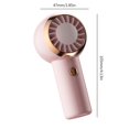 thumbnail image 1 of Mini ventilador de mano Turbo USB silencioso, ventilador pequeño recargable de 3 velocidades para el cuello, dormitorio de estudiantes, oficina, Aire libre, Verano Fivean unisex, 1 of 2