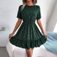 thumbnail image 6 of Sngxgn Women's Pencil Dress Office Work Dresses Party(Green,XL), 6 of 9