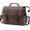 Brown, variant on Messenger Bag for Men 15.6 Inch Canvas Briefcase for Men Laptop Bag Satchel Bag