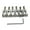 Silver, variant on MOMOJIA Standard Electric Guitar Bridge String Pad With Quick Install Plan
