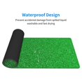thumbnail image 4 of Pofeuu Green Sparkling Shiny Print Desk Mat for Keyboard and Mouse，Computer Desk Matt for Desktop，Large Mouse Pad for Desk，Desk Pads on Top of Desks 12x31.5in, 4 of 8
