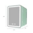 thumbnail image 5 of Icon Beauty LED Mirror Door 6.75in. Mini Cooler, 4-Liter Compact Mini Fridge with Touch-Control LED Light and Standard Door, New, 5 of 10