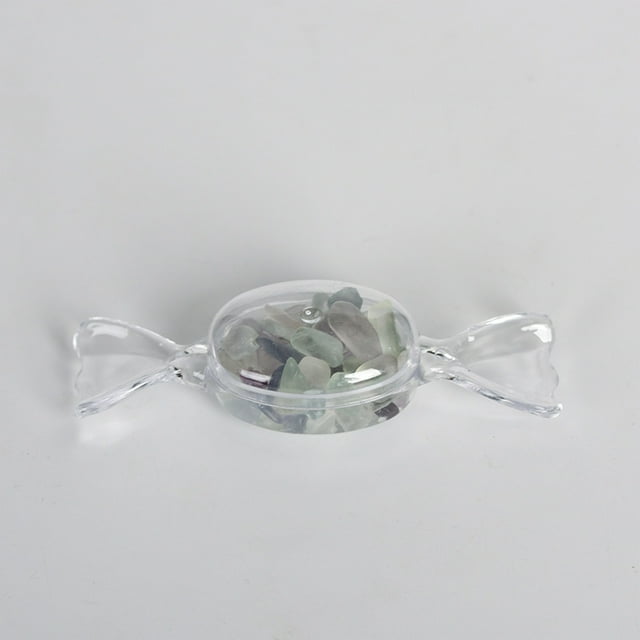 Xiao Hua 6 piezas de adornos de piedra de cristal de color natural de imitación de caramelo, piedra cruda, decoración de escritorio, regalos de bricolaje, artesanías, adornos de regalo
