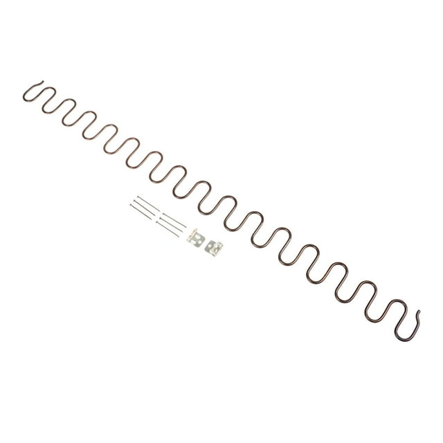 ziyahi Trousse de Ressort de Chaise Réparation Quincaillerie Réparation Longueur Rembourrage 60cm Support de Ressort de Canapé Argent Longueur 70cm