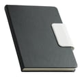 thumbnail image 2 of Dusknt Buckle Pu Notebook, A5 Lined Journal 200 Pages, 180째 Flat Lay Hardcover Notebook for Sch00l Ofice Home, 21.2X15Cm, Black, 2 of 6