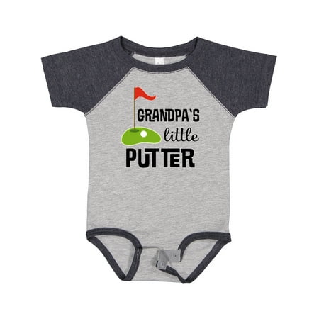 

Inktastic Golfing Grandpa Little Putter Boys or Girls Baby Bodysuit