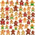 thumbnail image 1 of Parches termoadhesivos de pan de jengibre navideños de Tigeen, 48 unidades, 1 of 6