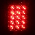 thumbnail image 4 of SMD LED Replacement Tail Lights Rear Brake Lamp In Chrome Housing Red Lens Made For And Compatible With Ford F150 F250 F350 F450 Pickup Super Duty, 4 of 7