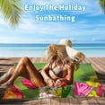 thumbnail image 2 of GZHJMY Beach Towel for Women Girls, Colourful Flower Spring Bath Towel, Oversized Lightweight Sport Towel, 31x63 Inch, 2 of 7