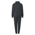 thumbnail image 7 of vigerkar Two Piece Sets for Women Fall Outfits Sweatsuit Sweat Sets Casual Matching Set Travel Tracksuit (Dark Gray, S), 7 of 7