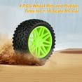 thumbnail image 2 of Labymos 4 PCS 85mm Wheel Rim and Rubber Tire for 1:10 Scale RC Car DIY, 2 of 8