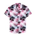 thumbnail image 1 of Camisa hawaiana Alimens & Gentle para hombre con estampado de playa y verano, 1 of 7