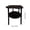 Black, variant on Rolling Cart Side Table with Wheels, Mobile Storage Organizer for Living Room Bedroom, 2-Tier Rolling Snack Table Caddy with Curved Edge, Small Rolling Coffee Table End Table for Small Spaces