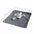 thumbnail image 3 of CREVENT Plush Ring Baby Security Blanket GIFT SET for Baby Boys and Girls, Baby shower Birthday Gift,Blanket with Ring Shaker Toy,Unisex,2Items,Bear, 3 of 6