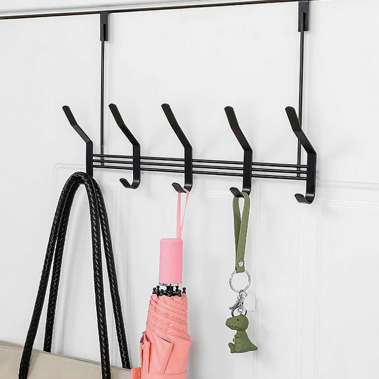 DOCAT Door Hanger for Cloth Hanging Over The Door Hook with 12 Portable  Hooks Heavy Duty Cloth Hanger Rack for Hanging Clothes (12 Hooks Hanger)