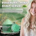 thumbnail image 2 of 100g(a)$peppermint Scalp Scrub With Massage Comb Peppermint Scalp Scrub Shampoo, 2 of 5