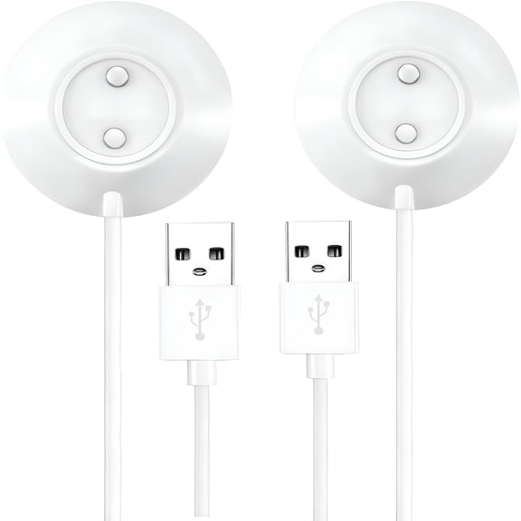 GJX Magnetic Charger Replacement-Fast Charging Usb Cable Standing Dock Station for Rose Only (White)