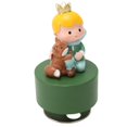 thumbnail image 3 of Wooden Mechanical Music Box Cute Cartoon Figure Rotating Green Base Gift, 3 of 22