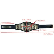 WWE World Heavyweight Championship Replica Title Belt Black Adult Size