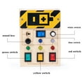thumbnail image 6 of NeveLance Wooden LED switch electronic busy board small electronic board, 6 of 8