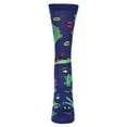 thumbnail image 3 of MeMoi Women's Gators Bamboo Crew Socks - Womens - Female, 9-11, Royal Blue, 3 of 3