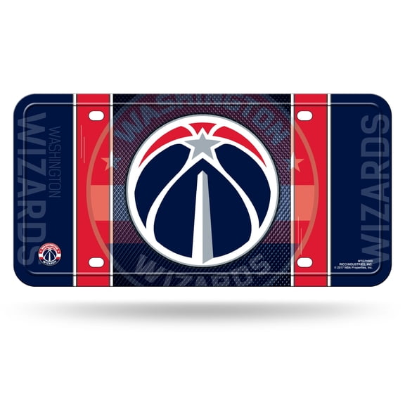 Washington Wizards Metal License Plate