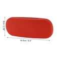 thumbnail image 4 of Unique Bargains Retro Round Lightweight Eyeglasses Storage 6.5"x2.36"x1.38" Red, 4 of 5
