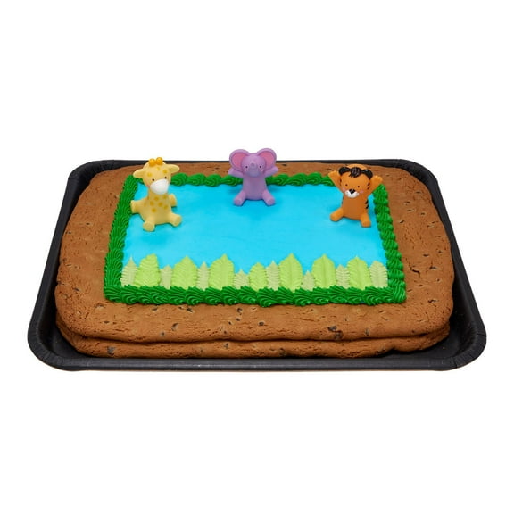 Safari Animals Half Sheet Cookie Cake