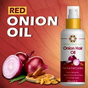 global organic india - onion oil with black seed oil in purest form very effectively control hair loss, promotes hair growth 100% natural 200 ML