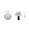 thumbnail image 3 of Plastic & Stainless Steel Filter RV Water Inlet - White G1/2" (19mm Thread) Gravity Fill Port with Check Valve, 75x76mm Size, Includes 2 Towels & 3 Screws - Compact 20x18x10cm Package, 90g, 3 of 6
