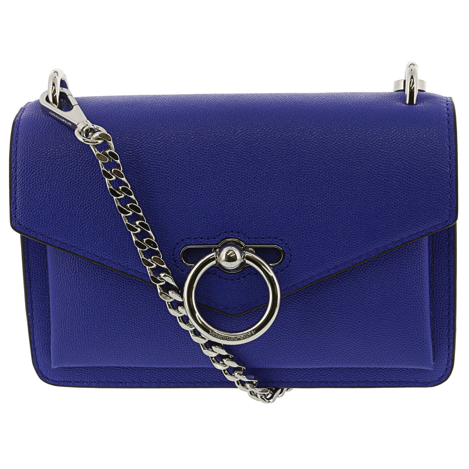 Rebecca Minkoff Women's Jean Leather Crossbody Bag Cross Body Bright Blue