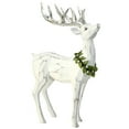 thumbnail image 3 of 16" Resin Frosted Standing Mistletoe Deer, 3 of 3