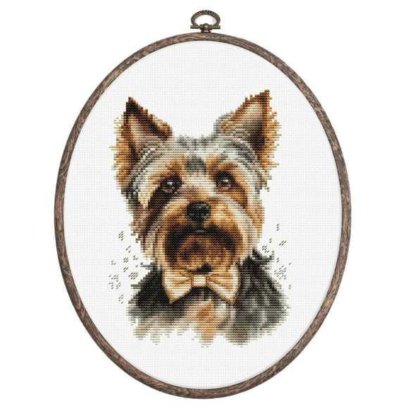 The Yorkshire Terrier BC228L Counted Cross-Stitch Kit