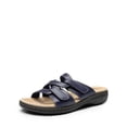 thumbnail image 1 of Sandalia DREAM PAIRS SDSS2412W con Soporte de Arco Ajustable en Azul Marino, 1 of 8
