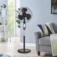 thumbnail image 2 of OPTIMUS F-1672BK 16" Oscillating Stand Fan with Remote, Black, 2 of 5