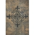 thumbnail image 2 of Emery, Kristin 23x32 Gold Ornate Wood Framed with Double Matting Museum Art Print Titled - Fleur de Lis Medallion, 2 of 4