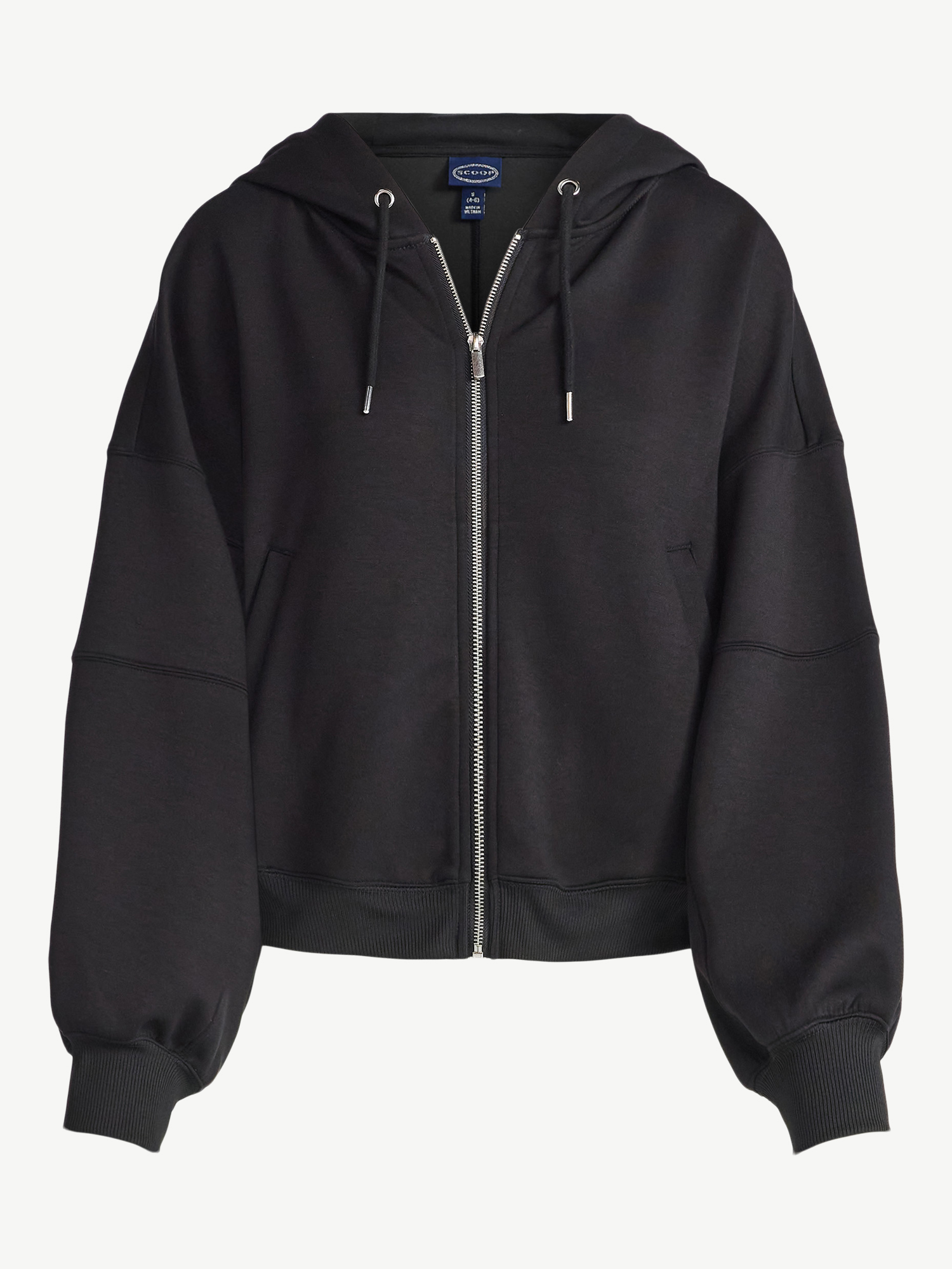 Scoop Women's and Women's Plus New Scubaknit Barrel Hoodie, Sizes XS-4X