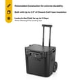 thumbnail image 6 of RTIC 45 QT Ultra-Tough Wheeled Hard-Sided Ice Chest Cooler, Fits 60 Cans, Black, 6 of 6