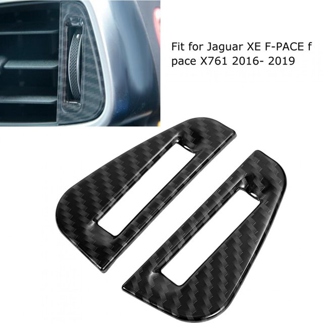Cubierta de ventilación cubierta de ventilación 2 piezas de fibra de carbono moldura de ventilación fibra de carbono para XE F-PACE ANGGREK Otros