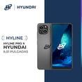 thumbnail image 2 of Celular Hyundai HyLine Prox 6.51" 8GB 256GB 4G LTE Android 13 Dual SIM 5000mAh Teléfono Negro, 2 of 5