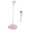 thumbnail image 2 of Lampe de Bureau, Conception Intelligente d'Éclairage de Protection des Yeux Durable pour une Utilisation à Long Terme Lampe de Bureau USB Lampe de Bureau Rechargeable pour le Bureau pour la Maison Rose, 2 of 8