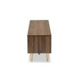 thumbnail image 4 of Baxton Studio Landen Mid-Century Modern Walnut Brown and Gold Finished Wood TV Stand, 4 of 5