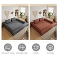 thumbnail image 4 of HOYOA 78.74" Sleeper Sofa Bed with Two Pillows, Comfy Modular Convertable Sofa Couch for Living Room, Small Spaces, Gray, 4 of 8