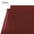 thumbnail image 3 of Unique Bargains Flower Wrapping Fog Paper 22.8x22.8 Inch Waterproof Floral Wrapping Paper Wine Red 20 Pcs, 3 of 7