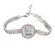 thumbnail image 1 of extraña sonrisa negro lindo chat Pulsera de tobillera de cadena de tenis, joyería de diamantes, 1 of 3