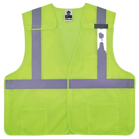 

Ergodyne GloWear 8217BA 5-Pt Breakaway Safety Vest 2X-Large/3X-Large Hi-Vis Lime (2 Units)