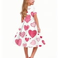 thumbnail image 3 of EGNMCR Robe à Manches Courtes Col Rabattu Robe Extensible à Manches Courtes pour Filles Robe Évasée Patineuse pour Récital Scolaire Robe à Manches Courtes Col Rabattu Robe en Polyester pour Filles, 3 of 6