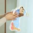 thumbnail image 7 of chaungfeng Cute Dog Hand Towels, Dog Lover Mom Dad Gifts Coral Fleece Absorbent Shaped Towel for Kitchen Bath Room Decor, Cartoon Animal Bathroom Hand Towels Can Be Hung 11x6.7 inch, 7 of 7